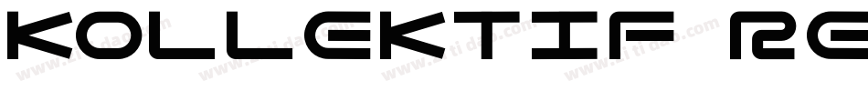 Kollektif Regular字体转换